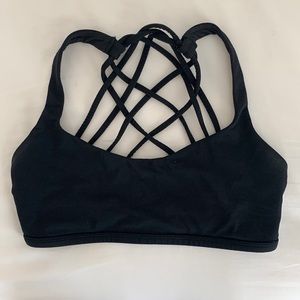 Lulu lemon black sports bra